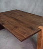 Black Walnut & Red Oak Waterfall Coffee Table