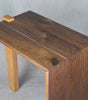 Black Walnut & Red Oak Waterfall Side Table