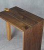 Black Walnut & Red Oak Waterfall Side Table