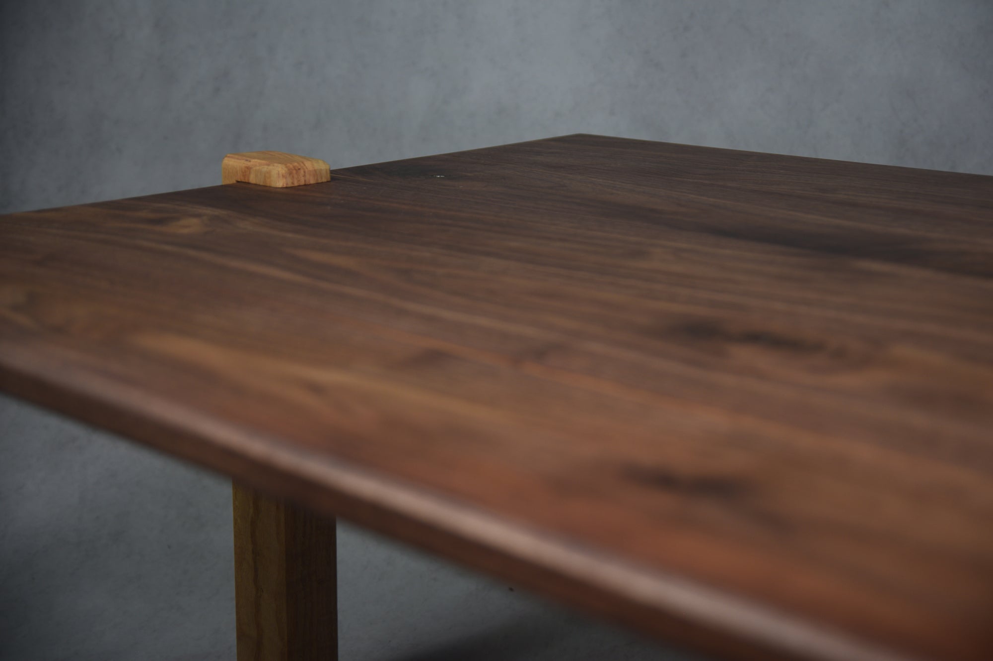 Black Walnut & Red Oak Waterfall Coffee Table
