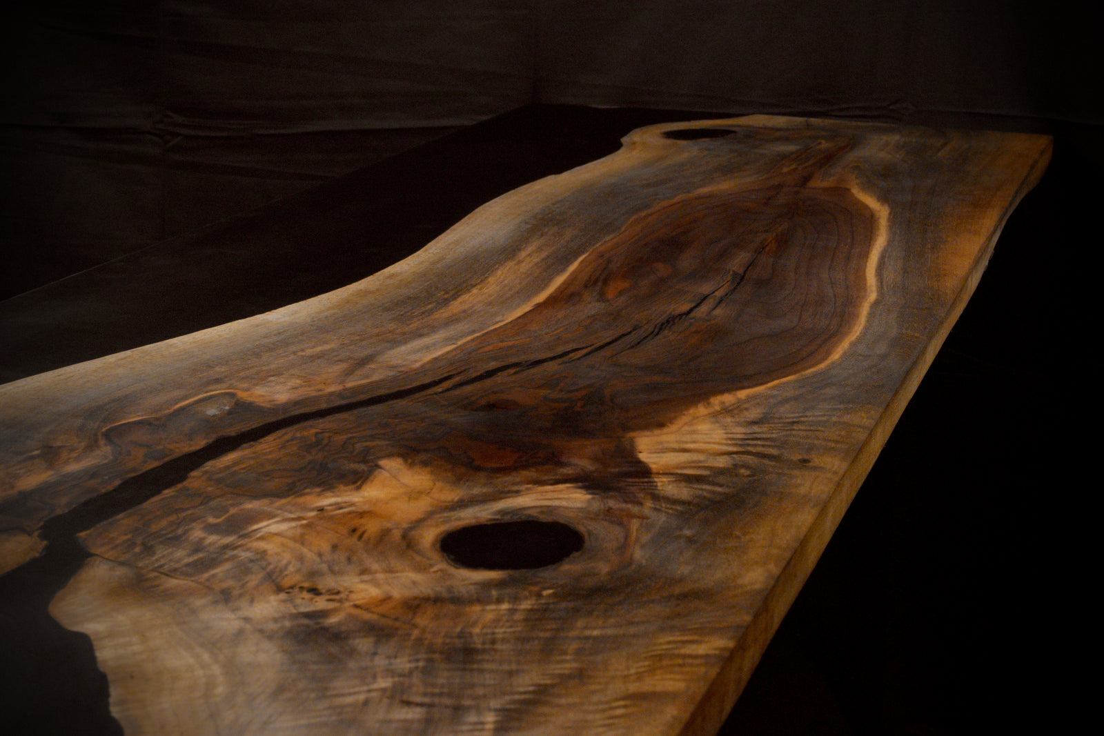 Black Walnut Epoxy Desk