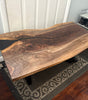 Walnut & Epoxy Live Edge Coffee Table