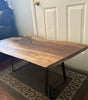 Walnut & Epoxy Live Edge Coffee Table