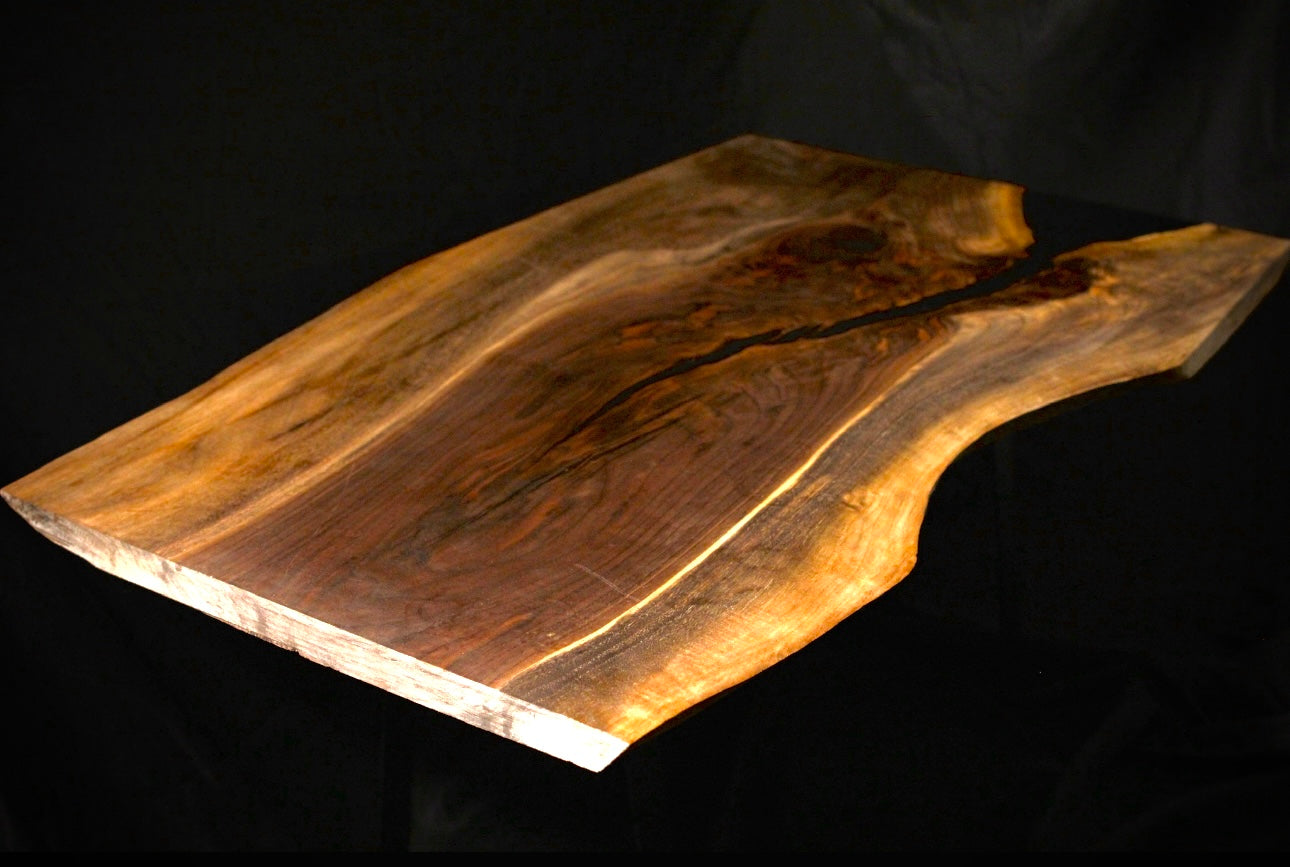 Walnut & Epoxy Live Edge Coffee Table