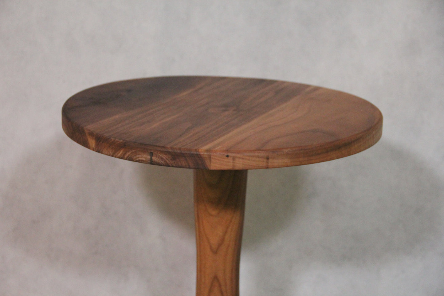 Black Walnut Circular End/Side Table #2