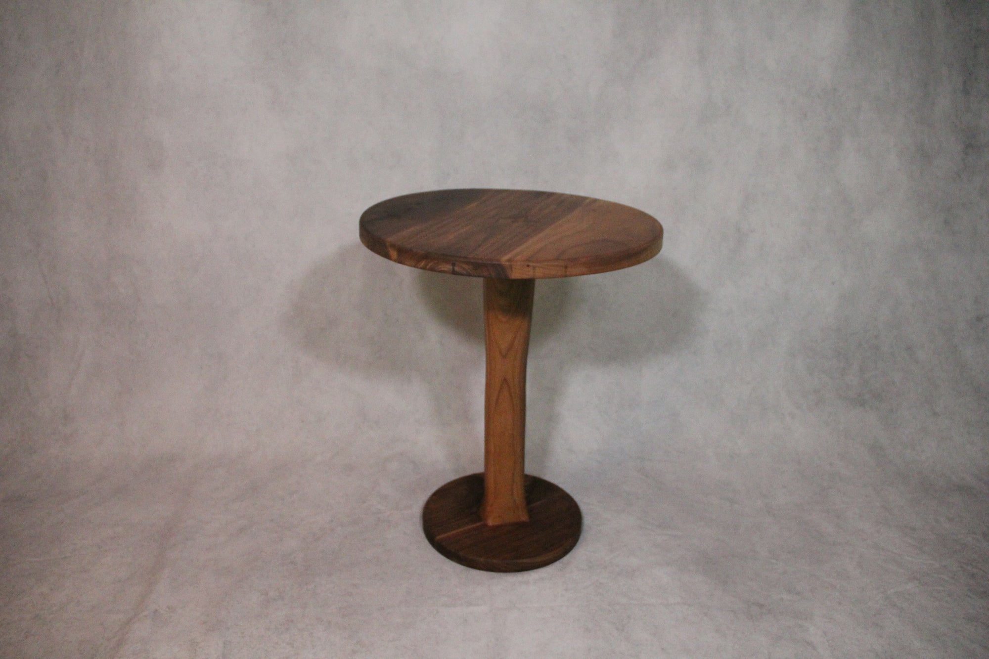 Black Walnut Circular End/Side Table #2