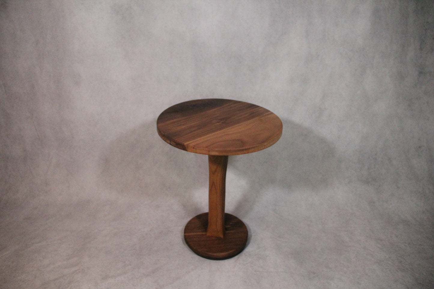 Black Walnut Circular End/Side Table #2