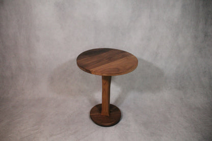 Black Walnut Circular End/Side Table #2