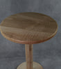 Curly Maple Black Circular End/Side Table #3